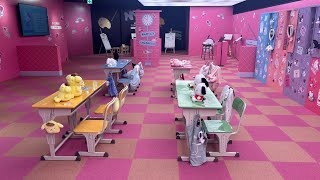 Tokyo Sanrio Classroom Dreams A Day at School with Sanrio Friends at Galaxy Harajuku Tokyo Japan [upl. by Eninahs]