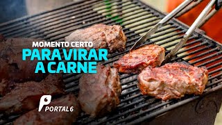 Este é o momento ideal para virar a carne na churrasqueira [upl. by Laforge]