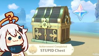 This STUPID Chest Took me 45 Minutes gameplay genshinimpact [upl. by Yenettirb]