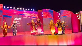 Sindhi Cultural Dance performance 😍 in Global Village Dubai ❤️ viralvideo [upl. by Ahtelat]