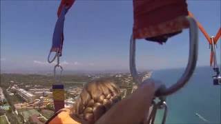 Pegasos World Parasailing  Side  Turkey  Tyrkia  TT Hotels [upl. by Faux]