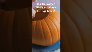 DIY Halloween Kürbis schnitzen Lustige Ideen [upl. by Aitel]