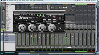 UAD Distressor EL8 plugin demo  vocals guitars Part 22 Universal Audio [upl. by Lyrac]