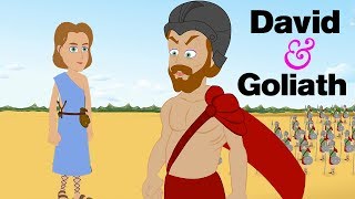 David and Goliath  Popular Bible Stories I Holy Tales  Childrens Bible Stories Animated Cartoons [upl. by Sigler]