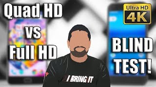 Full HD vs Quad HD  Can You See a Difference 4K [upl. by Ronnholm]