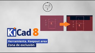 KiCad 8 Keepout área de exclusión [upl. by Leiba5]