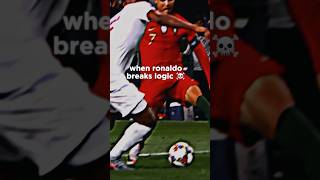 When ronaldo breaks logic☠️ remix shorts [upl. by Idner422]