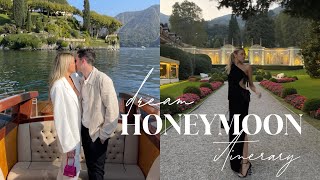 DREAM HONEYMOON ITINERARY 🍝 🇮🇹  Sicily Lake Como Portofino Tuscany amp Florence [upl. by Ohs398]