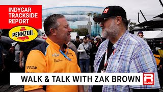 Long Beach IndyCar Walk and Talk with Zak Brown [upl. by Ellac]