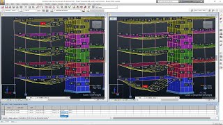 Robot Structural Analysis Professional 2021 Sequential Selfweight Load for Stories [upl. by Spears]