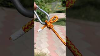 How to tie a Ring Knot ringknotslipknotknits [upl. by Koenig]