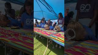 National Blueberry Festival pie eating competition blueberrypie festival southhaven michigan [upl. by Mather]