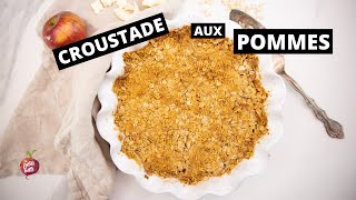 CROUSTADE AUX POMMES ET FROMAGE 🍎🧀 Recette CRUMBLE facile et rapide La petite bette [upl. by Kelbee]