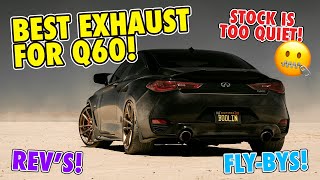 Q60 Borla Catback Walkthrough Best exhaust [upl. by Knudson]