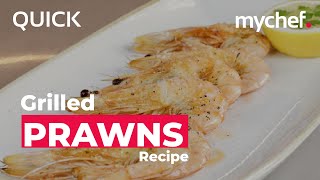 Grilled prawns in 2 minutes with Mychef QUICK [upl. by Naillimxam]