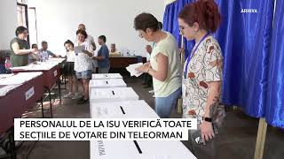 PERSONALUL DE LA ISU VERIFICĂ TOATE SECȚIILE DE VOTARE DIN TELEORMAN [upl. by Hildagarde956]