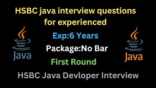 HSBC Interview Experience  HSBC Interview Questions And Answers  Microservices interview questions [upl. by Chinua]