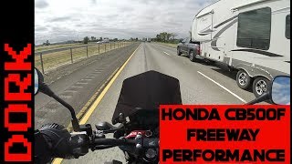 CB500F Freeway Performance Does it Have Enough Top Speed [upl. by Fiorenze647]