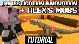 Domestication Innovation  alexs mobs More tameable mobs 2 Tutorial  Guide  Showcase Minecraft [upl. by Sorel]