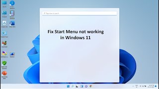 How to Fix Windows 11 Start Menu Not Working Not Searching Not Opening Issues 100 Works [upl. by Jase217]