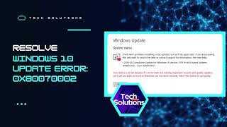 SOLVED Windows 10 Update Error Code 0x80070002 [upl. by Rusell]