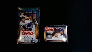 2024 Topps Baseball Update Series Hobby and Value Box opening Part 1 of 2 HOF Relic Card Pulled [upl. by Alisia]