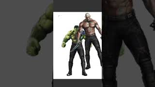 Hulk  Hulk buster  drax  world breaker Hulk  fusion art  youtubeshorts shorts [upl. by Rubin790]