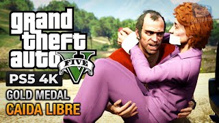 GTA 5 PS5  Mission 45  Caida Libre Gold Medal Guide  4K 60fps [upl. by Akirdnwahs]