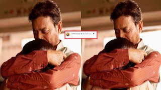 Irrfan Khan’s emotional BTS picture with Radhika Madan goes viral from ‘Angrezi Medium’ sets [upl. by Kincaid552]