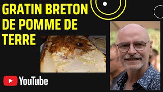 Gratin Breton de pomme de terre et jambon à la crème [upl. by Adnovaj]