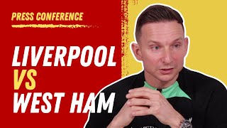 Liverpool vs West Ham  Pepijn Lijnders PreMatch Press Conference [upl. by Inail]