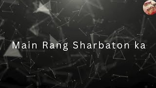 Main Rang Sharbaton Ka  Guiter CoverShorts  Lyrics Song  Adi [upl. by Elihu]