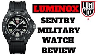 Luminox Sentry Military Watch Review Model 0201SL [upl. by Anirtap]