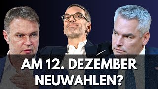 Wird Herbert Kickl nun doch Bundeskanzler 12 Dezember entscheidet [upl. by Acey486]