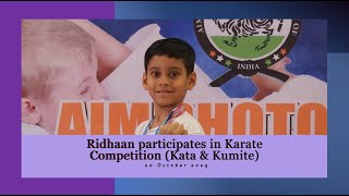 Ridhaan Wins Medals in Karate Competition Oct2024 [upl. by Pentheam783]