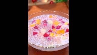 Sago Jelly Drink Recipe foodi drink shorts summerdrink mexicanfood asmr weightloss [upl. by Aihcsrop38]