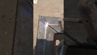 guys metal pipe joint 75 angle welding shortvideo welding shortvideos welder [upl. by Gusba]