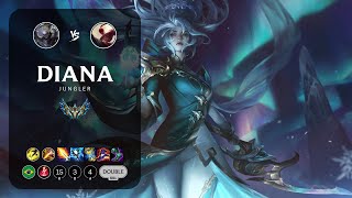 Diana Jungle vs Lee Sin  BR Challenger Patch 142 [upl. by Eirene]