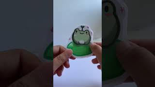 how to make your own diy stickers at home 🐸 ✨ super easy [upl. by Gasser]