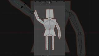 How to Animate an Armature in Blender 3d 3danimation animation blender3d shorts [upl. by Cindra4]