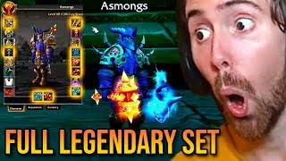 Asmongold Uses ALL WoW Legendaries Thanks To Party Sync NEW Patch 825 Feature [upl. by Lehpar]