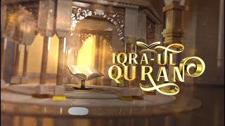 LIVE II IQRA UL QURAN  Learn Tajweed of the Quran with Mufti Shah Hamzah [upl. by Wallinga954]