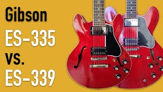 Gibson ES335 vs ES339 [upl. by Llebana]