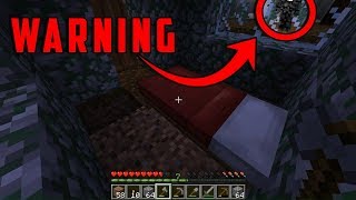 Why you should NEVER sleep in Minecraft WARNING SCARY [upl. by Riesman]