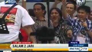 Konser Salam 2 Jari Slank dan Jokowi  Salam 2 Jari [upl. by Kenric]