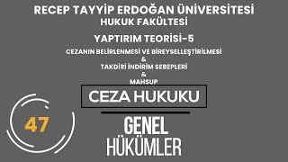 RTEÜCEZA HUKUKUGENEL HÜKÜMLERYAPTIRIM TEORİSİ5 [upl. by Lundquist91]