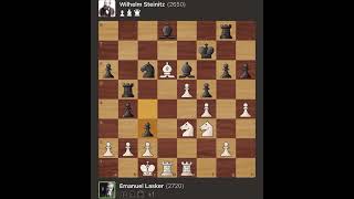 Emanuel Lasker vs Wilhelm Steinitz  World Championship Match 1896 [upl. by Vas]