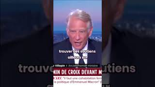 quotil ne veut pas remettre en cause son bilanquot Dominique de Villepin politique actualité share [upl. by Eelnodnarb]