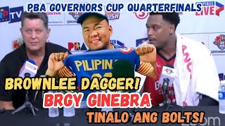 Ginebra  Meralco bolts  PBA Quarterfinals [upl. by Rebhun]