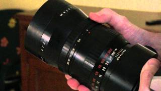 How to set the aperture on Pentacon preset lenses [upl. by Toy]